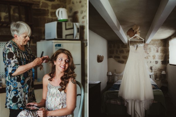 country chic wedding in tuscany | Bride Getting Reay